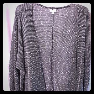 Black and White Textured Lularoe Lindsay